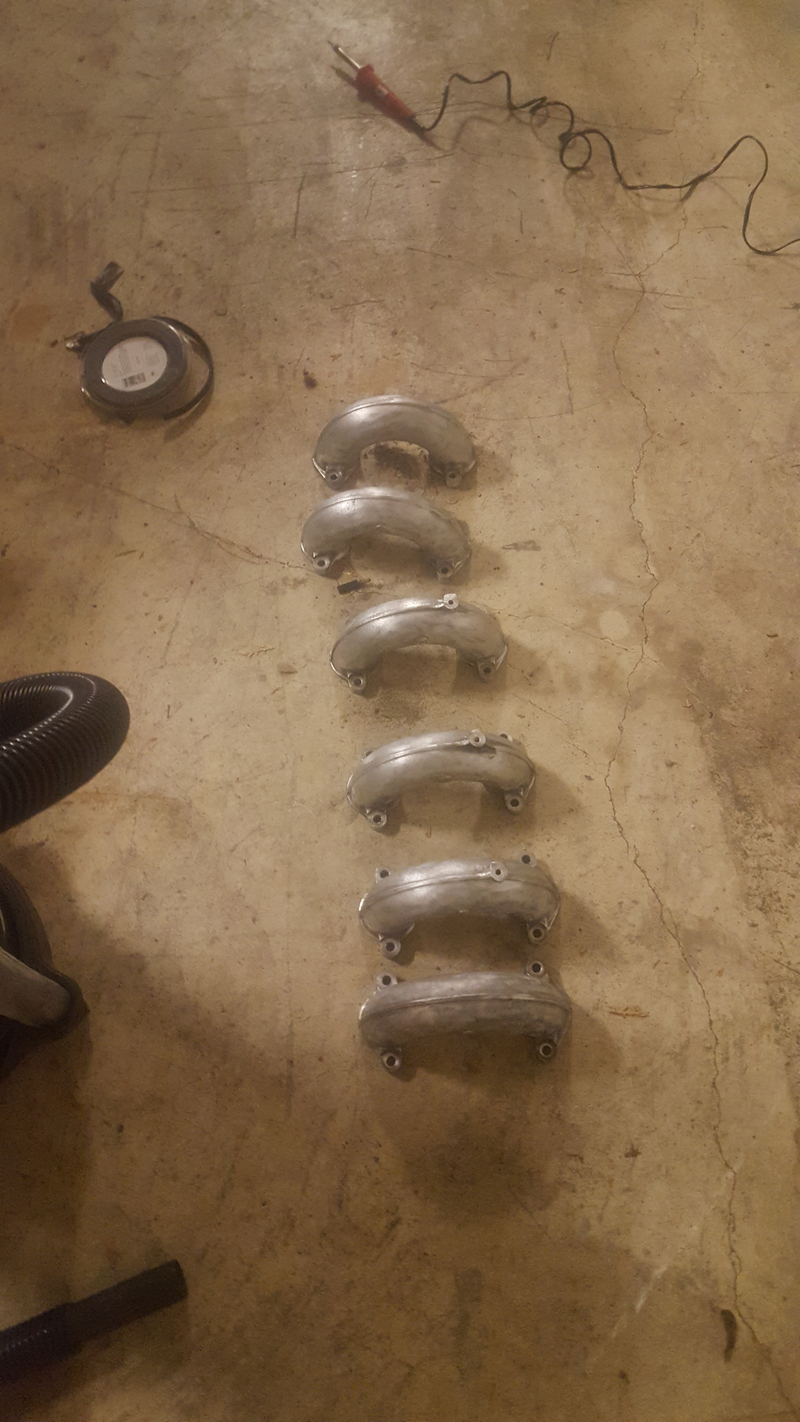 After taking a wire brush to them